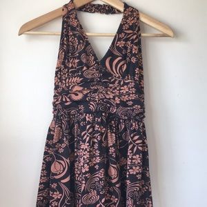 Vintage-inspired Halter Dress